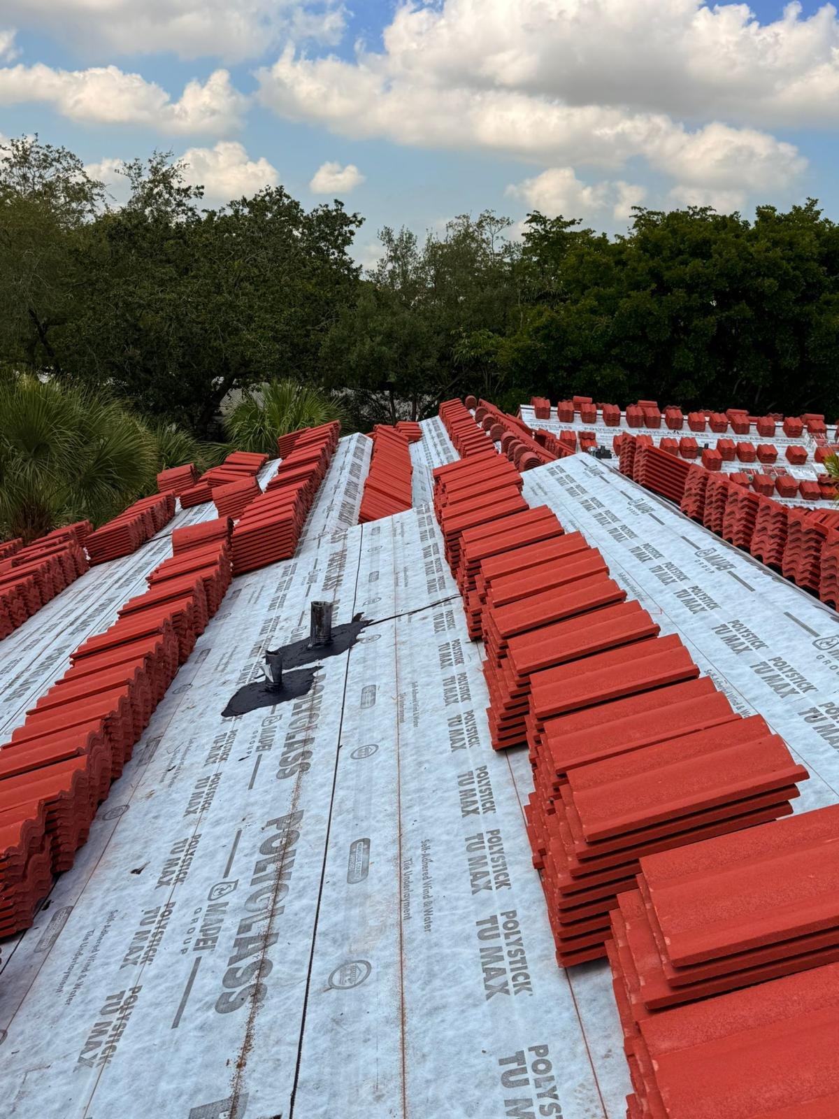 Tile underlayment installation - Roof preparation