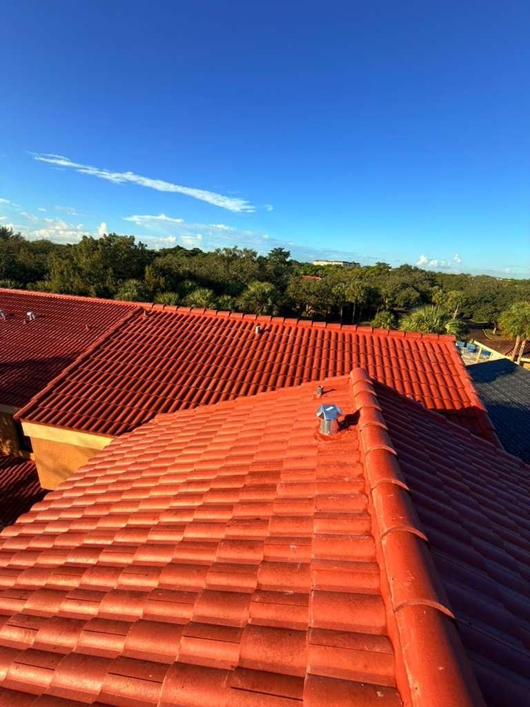 Finished tile reroof